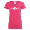 Women’s Glitter V-Neck T-Shirt Thumbnail
